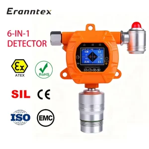 Online Multi Gas Detector LCD Display High Accuracy for Petrochemical Warehouse Explosion Proof Combustible Gas Leak Detector