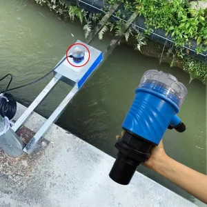 IP68 Water Level Indicator Instrument Ultrasonic Water Level Sensor Transmitter 420ma Price Ultrasonic Liquid Depth Meter Gauge