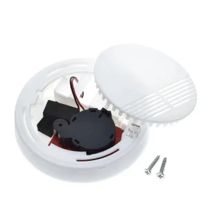 Independent Alarm Fire Smoke Sensor Detector 85dB Photoelectric Monitor Home Security System for Family Guard Office Restaurant