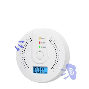 Independent CO Alarm Sensor Carbon Monoxide Alarm Detector High Sensitive Warning LCD Display CO Alarm With UL2034