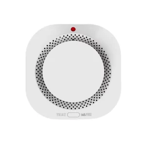 Independent Fire Alarm Smoke Detecting Device AA Battery Operated Photoelectric Smoke Detector