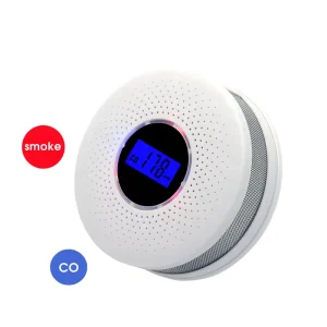 Independent Intelligent CO and Smoke Detector Carbon Monoxide Alarm with Low-Battery Warning