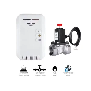 Independent LPG Gas Leak Detector with Solenoid Valve