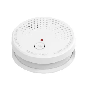 Independent Photoelectric Smoke Detector with DC 9V Battery, 1-Year Standalone Alarm, Over 10-Year Life