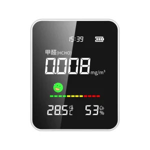 Indoor Air Quality Monitor with Digital Temperature and Humidity Meter and Formaldehyde Detector