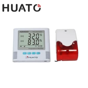 Indoor Ambient Temperature Humidity Monitor with MAX/MIN Alarm Settings Digital Thermo-Hygrometer