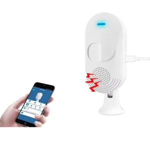 Indoor Anti-Pet PIR Infrared Motion Sensor with WiFi Remote Control and Loud Sound Alarm