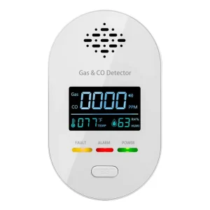 Indoor Combustible Gas and Carbon Monoxide Detector with Air Quality Monitoring