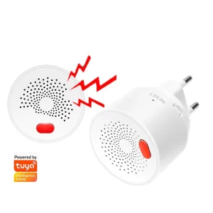 Indoor Gas Leak Sensor with 70dB Alarm and Flammable Gas Detector