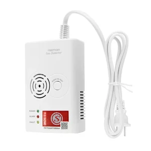 Indoor Household Cooking Natural LPG Gas Leak Detector AC Powered Standalone Home Security Alarm