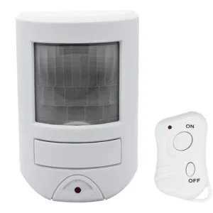 Indoor Infrared Motion Sensor Alarm with Remote Control