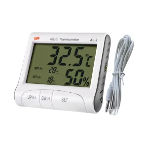 Indoor Outdoor Alarm Thermometer Digital Humidity Monitor Household Temperature Meter for Room