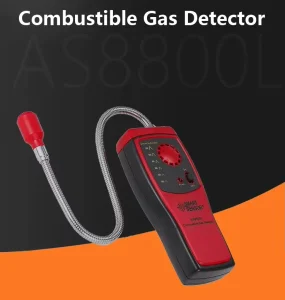 Industrial Digital Handheld Portable Sound and Light Alarm LEL Detector for Combustible Gas Leaks Battery Operated Gas Analyzer