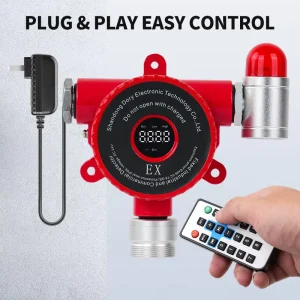 Industrial Explosion-Proof Catalytic Combustion LPG Natural Gas Leak Detector CH4 C2H2 RS485 4-20mA Manufacturer