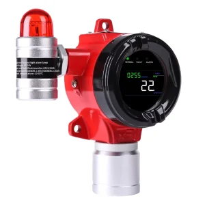 Industrial Explosion-Proof Fixed Flammable Gas Detector for Biogas C3H8 H2S with Sound and Light Alarm ATEX CE