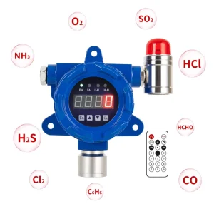 Industrial Fixed Benzene Gas Detector with Audible and Visual Alarm, C6H6, IP66