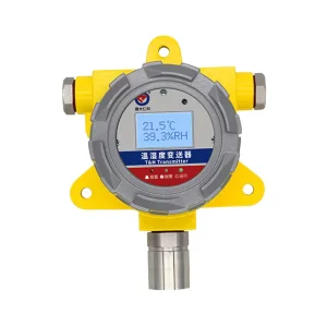 Industrial Fixed Online Humidity Temperature Monitor 40 80℃ 0 100%RH Air Temperature and Humidity Detector