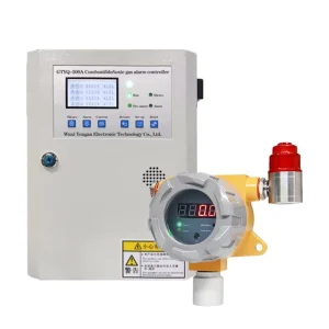 Industrial Fixed Stainless Steel Gas Detection Panel with Multi-Gas Leak Detector and Sound and Light Alarm