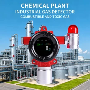 Industrial Fixed Toxic Combustible Gas Detector for Ammonia NH3 Methane H2S Hydrogen Chemical Plant