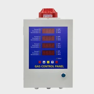 Industrial Fixed Toxic Gas Sensor Monitor with Sound and Light Alarm, Stainless Steel