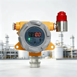 Industrial Gas Alarm CL2 Chlorine Detector Fixed Gas Monitoring 4 20mA Wall Pipe Mounted Compact Lightweight Design