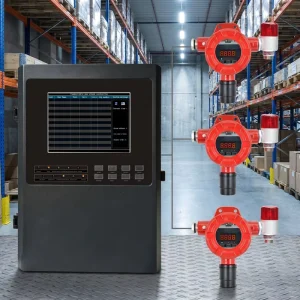 Industrial Gas Alarm Controller 4 20mA Receiver Relay Output Gas Control Unit for Warehouse Safety