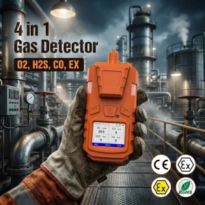 Industrial Gas Monitors for Sale Portable Gas Detection Equipment Gas Leak Detector Alarm with LED Display