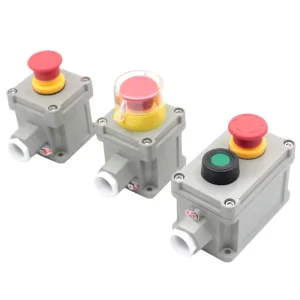 Industrial Hazardous Area 10A Emergency Stop Explosion Proof Aluminum 1NO IP66 Push Buttons