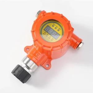 Industrial Paint Room Gas Leak Detector with ATEX-Certified LCD Display and Stainless Steel Alarm Lamp