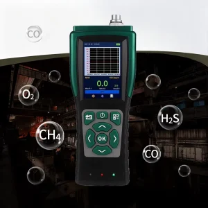 Industrial Portable 4-in-1 H2S LEL Gas Detector for Chemical Plant, Refinery, Restaurant, Production Workshop