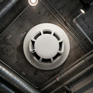 Industrial RS485 Smoke Detector DC12-24V 4-Wire with Dry Contact Relay Output, OEM ODM Factory