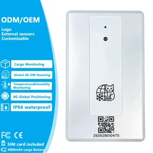 Industrial Remote Wireless Temperature and Humidity Monitoring System 4G IoT Sensor for Warehouse Storage Environment