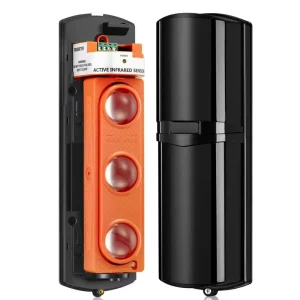 Infrared Motion Photocell Sensor Burglar Alarm System 3-Beam 250m Outdoor Fence Perimeter Protection