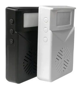 Infrared Motion Sensor Safety Alarm with USB Voice Prompt Player Plastic