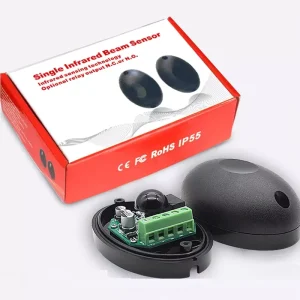 Infrared Safety Photocells for Automatic Swing, Sliding, Garage, and Relay Gates