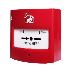 Intelligent Addressable Manual Call Point DC17 33V OEM ODM CE Certified Wall Mounted ABS Case Fire Emergency Button for Large