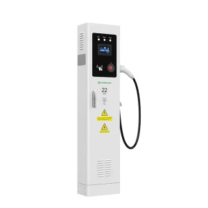 Intelligent Wall Mounted EV Charging Station with Overload Protection and Child Safety Lock