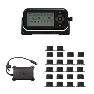 Internal 14 Wheels Internal PasteType Sensors Truck Trailer TPMS Alarm System Tyre Pressure Monitoring System