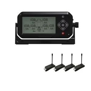 Internal 4 Tire Bundled Sensor Truck Trailer TPMS Alarm System
