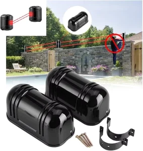 Invisible Beam Barrier Dual Laser Detector, Infrared Beam Alarm for Power Station High-Security Perimeter Protection