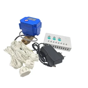 IoT Water Leak Detector Sensor with Auto Shut-Off Valve and Alarm