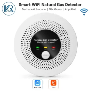 Kemingrui Tuya Smart WiFi LPG Natural Gas Methane Leak Detector With CE Certification Smart Life App Control