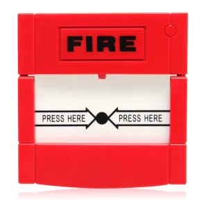 Key Reset Fire Alarm Emergency Button Manual Call Point with Transparent Protective Cover