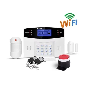 Keyboard Screen 433MHz Remote Control Door Alarm Smart Wireless Fire Home WiFi GSM Burglar Security Alarm