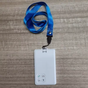 Kids Safety GPS Tracker Card 4G SOS Alarm with Two Way Calling & Push to Talk Waterproof Wearable Locator GPRS LBS for Students