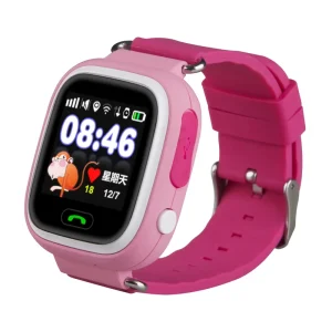 Kids Smart Watch TD 02 GPS Call Location Anti Lost Feature Touch Screen TFT Alarm Clock Call Reminder for Baby Safe Rubber
