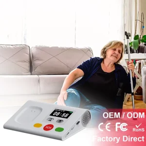 L04 Two Way Communication SOS Alert System 4G WiFi SOS Pager Fall Detection App Control Home Hotel Use Elderly Telecare
