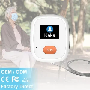 L15PRO Kids and Elderly Tracking Watch with 4G SIM Card Two way Call Loudspeaker One Click Help Fall Detection Plastic Watch
