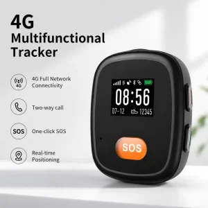 L15Pro GPS Tracker Pendant with Fall Alert, GPS LBS GSM WiFi Tracking, and Long Battery Life