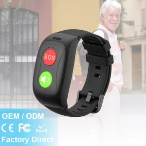 L17Pro Elderly Smart Watch Fall Detection Blood Monitor Bracelet GPS Geofence & SOS Health Watch for Seniors Smart Wristband